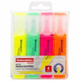 Текстовыделитель набор 4цв. "Brauberg" 1-5мм 151746