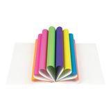 Набор цв. бум. А4  8л. 8цв. Мульти 18877 мелованная флуоресцентная односторонняя