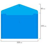 Папка конверт с кнопкой "Brauberg" А4 0,15мм 273071