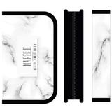 Пенал Пчелка 1 отделение 190х115 ПО 021 Мрамор белый