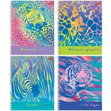 Тетрадь  48л. Хатбер гребень Rainbow animals 48Т5фВ1гр