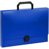 Папка на замке "Спейс" 1 отд. 600мкм синий 10260