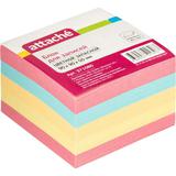 Блок д/зап. "Attache" 9*9*5 цветной 371080 непроклеенный