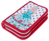 Пенал Пчелка 2 отделения 190х120 ПО 05 Девочка клубничка