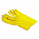 Перчатки хозяйственные Чистый дом M резиновые с напылением Прочные