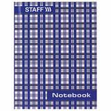 Блокнот 80л. А6 Бизнес Staff Шотландка 120953