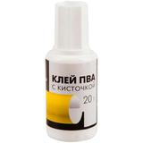 Клей ПВА  20г "Гамма" 330005 с кисточкой