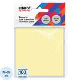 Липкий блок   76*76 100л. Attache 100л. 1407985 желтый