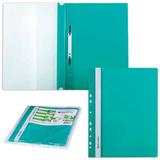 Папка скоросшив. пластик. европланка "Brauberg" зеленый 223865/226581