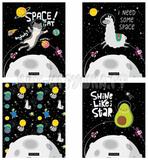 Тетрадь  48л. Спейс клетка Космос 29722