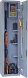 Шкаф оружейный ОШ-23С металлический 1150*350*250 Трейзер 3 полки 2 ствола 41-46кг