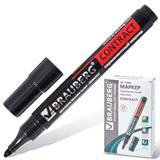 Маркер перм. "Brauberg" 3мм 150465 черный