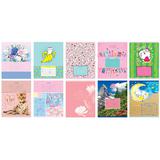 Тетрадь  12л. клетка "BG" 8526 Mix-10 Девочки