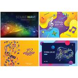 Тетрадь д/нот 12л. А4 Спейс 22232 горизонтальная