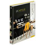 Тетрадь 100л. Спейс А4 кольца тв. обл. Офис 27826 In style