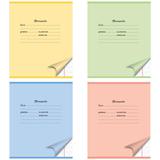 Тетрадь  12л. косая линия частая "Action" Школьная 1201/2М