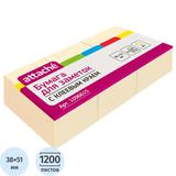 Липкий блок   51*38 100л. Attache 1407997/1096615 желтый