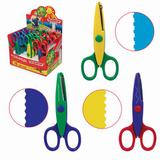 Ножницы 13,5см "Пифагор" 230938 фигурное лезвие