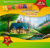 Набор цв. бум. бархат. А4  5л. 5цв. Аплика С2529