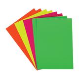 Набор цв. бум. самоклеящаяся А4  8л. 4цв. 16868 флуоресцентная