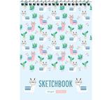 Альбом для эскизов А5 60л. скетчбук 120г/м2 22208 гребень