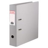 Папка 70мм "Brauberg" ПВХ серый двухстороннее покрытие