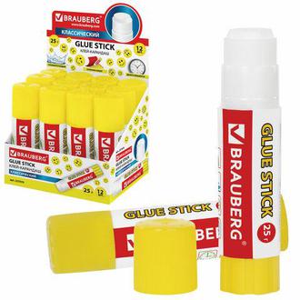 Клей -карандаш 25г "Brauberg" 229073 MIX