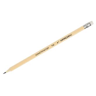 Карандаш чгр. "Конструктор" ТМ С320 с ластиком