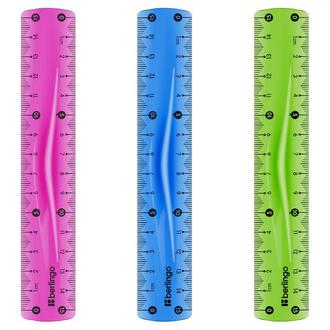 Линейка пластм. 15см "Berlingo" PR 10015 гибкая