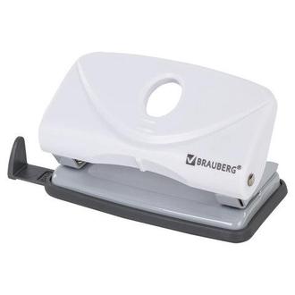Дырокол "Brauberg"  10л. 227786 белый