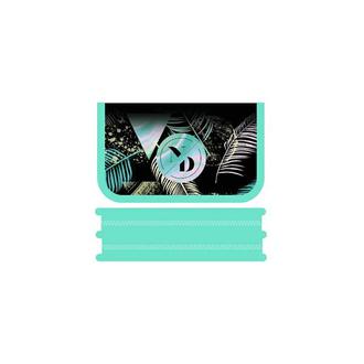 Пенал Пчелка 2 отделения 190х105 ПО 09 Неоновые перья