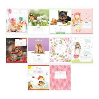 Тетрадь  18л. клетка "Спейс" 17887/29882 Микс