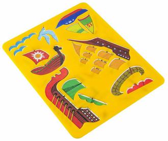 Шаблон с фигурами "Корабли ушедших времен" 10С565