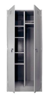 Шкаф металл. ШРМ-22 У для хранения одежды 1860*600*500 2 секции, 5 полок