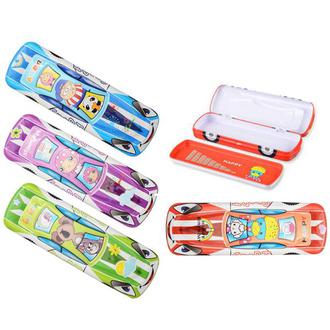 Пенал Mazari 2 отделения метал M 6282