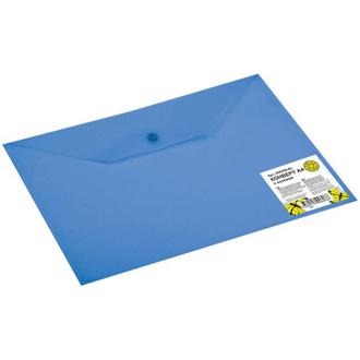 Папка конверт с кнопкой "Dolce Costo" А4 0,18мм 299 синий