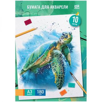 Папка для акварели А3 10л. Спейс 41699 180г/м2