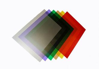 Обложка для переплета А4 пластик прозр. Модерн 180мкм вишневая PVMA 400180