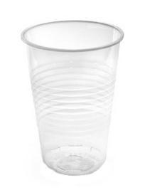 Стакан 200мл пластиковый прозрачный