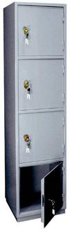 Шкаф металл. КБС-06 бухгалтерский ВхШхГ (1850*440*390) 4 отделения 50кг