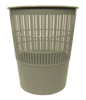 Корзина д/бумаг "Стамм" 14л КР52 сетчатая серый