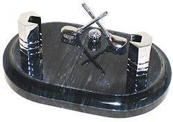 Подставка для визиток "Fair Wind" 1338С мрамор черный