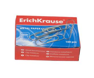 Скрепки 28мм Erich Krause никел. 7855