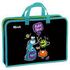 Папка д/тетрадей А4 750312 молния с ручками 345х275х75