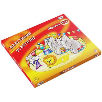 Пластилин 30цв. Гамма 210119 04 Мультики 600гр. со стеком