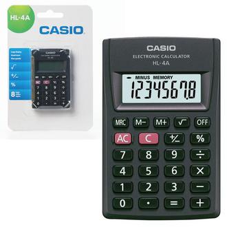Калькулятор "Casio" HL-4A-S 8 разр.