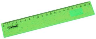 Линейка пластм. 20см "Стамм" ЛН101/102