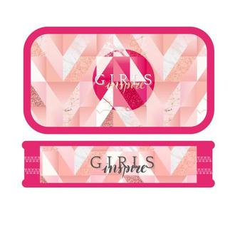 Пенал Пчелка 2 отделения 190х110 ПО 901 Girl inspire