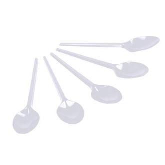 Ложка одноразовая 17см пластик белая