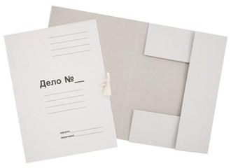 Папка "Дело" с завязками 280гр мелов. (Панкарт)